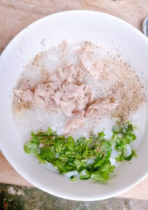 Hình của món Cháo gà.
