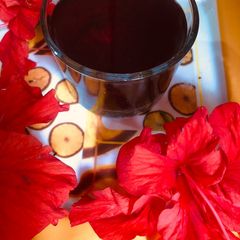 A picture of Hibiscus 🌺 Tea.