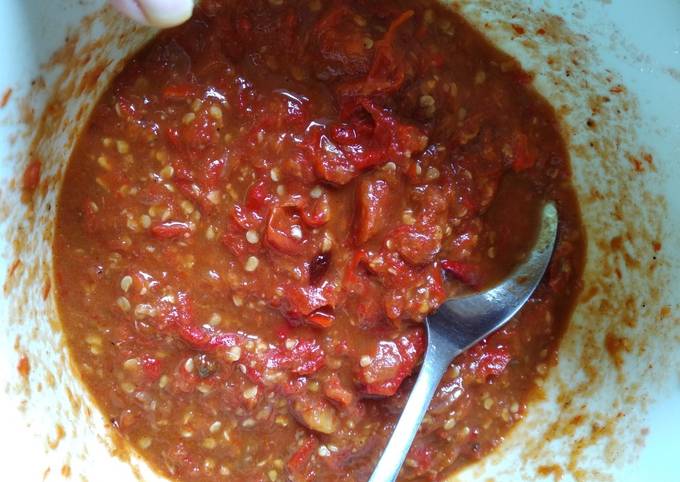 Sambal pecel lele lamongan