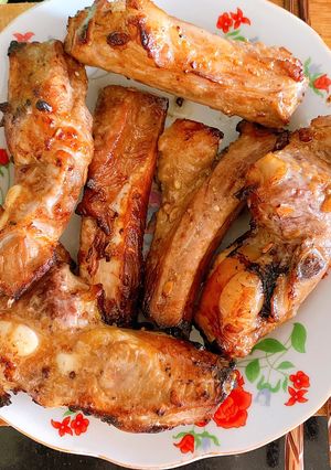 Hình của món Sườn Nướng Mật Ong.
