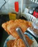 Karipap paratha bersama inti sardin + kentang + labu kuning