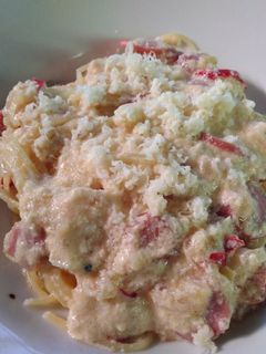 Foto resep Spaghetti Saus Carbonara