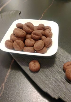 很療癒的咖啡豆餅乾 的食譜成品照片