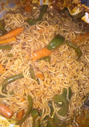 صورة لوصفة إندومي على طريقتي 😋😍