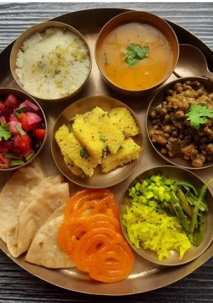 A picture of GUJARATI THALI - FAMILY FAVOURITE.