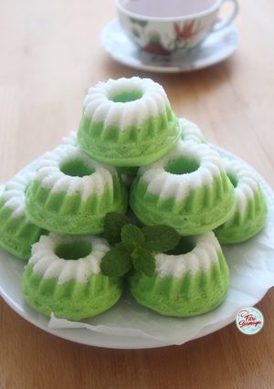 Foto resep Putu Ayu Pandan Manis Gurih dan Lembut
