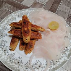 A picture of Chicken seekh kabab.
