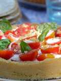 Caprese Pesto Tart