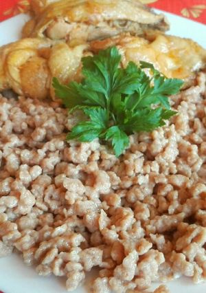 Galuska, teljeskiőrlésű lisztből recept fotója
