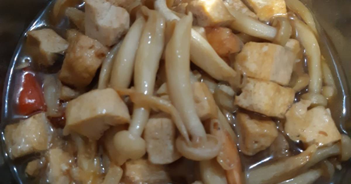 Resep Tumis jamur shimeji tahu udang oleh Andila Atmadja Cookpad