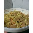 Tumis kecambah bakso