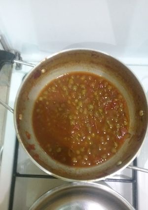 A picture of Pea Stew With Mashed Potatoes.