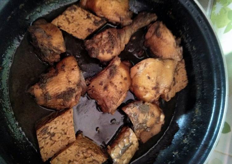 Resep  Tempe dan ayam bacem bumbu  bango  Lezat Resep  Dapur