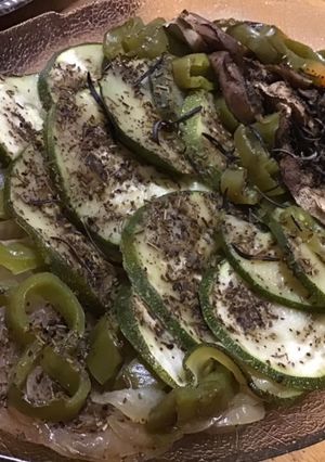 Une photo de Légumes en papillote au romarin