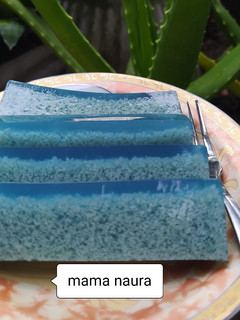 Foto resep (32). Puding Lumut Bunga Telang