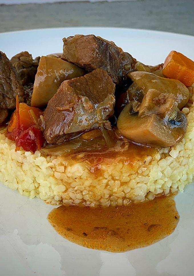 Una foto de Bulgur con ternera