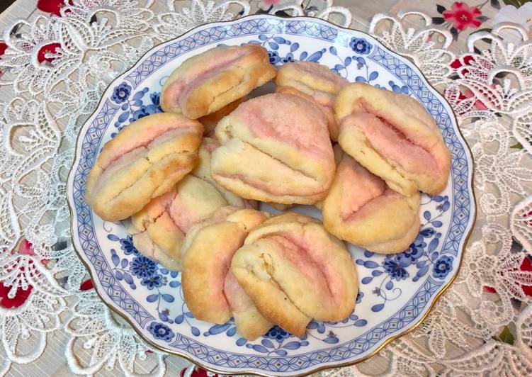 Steps to Make Favorite Pink Cream Cheese Cookies