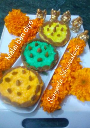 A picture of Malai bun diye.