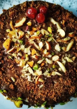 A picture of Death by chocolate cake.