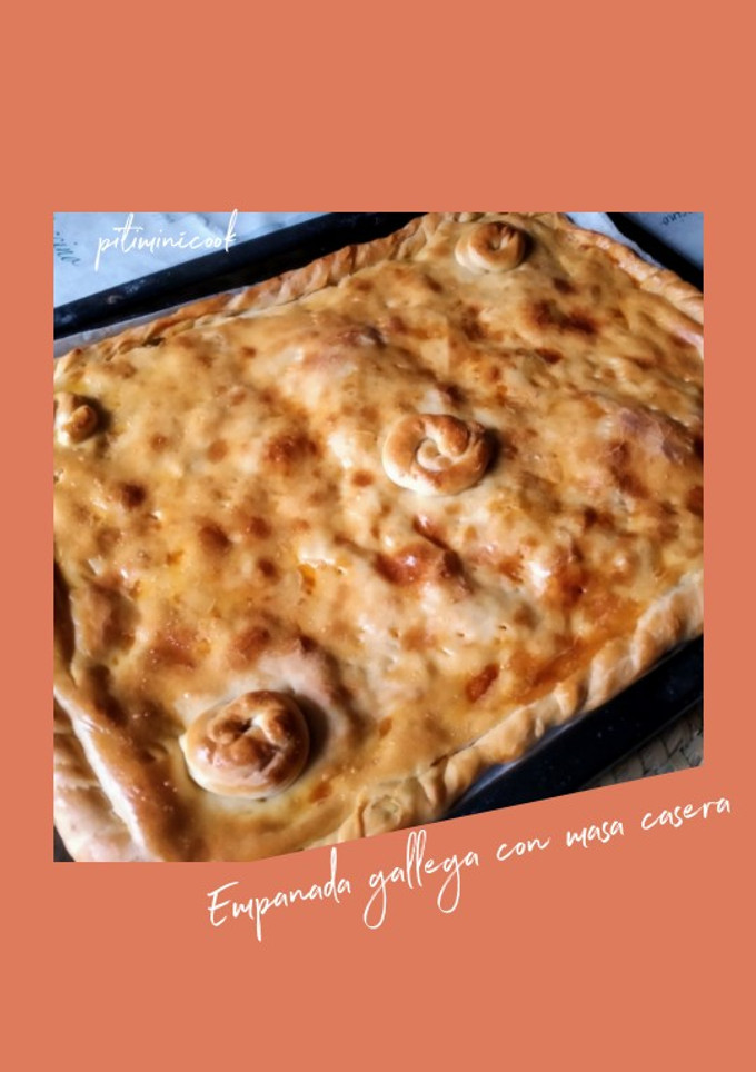 Una foto de Empanada gallega con masa casera