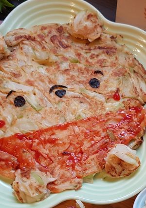 小熊維尼瓠瓜煎餅 的食譜成品照片