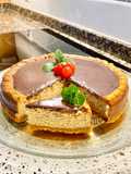 Pastel con queso mascarpone y café (Cake with mascarpone cheese and coffee)