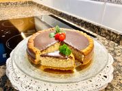 Una foto de tarta queso mascarpone