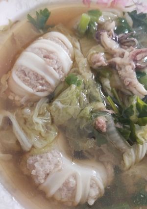 รูปของ ต้มจืดปลาหมึกยัดไส้หมูสับ