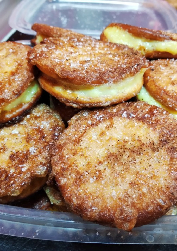Una foto de Galletas rellenas de natillas