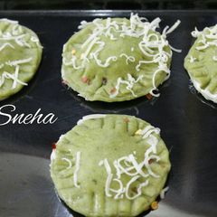 A picture of Paalak Paneer Ravioli.