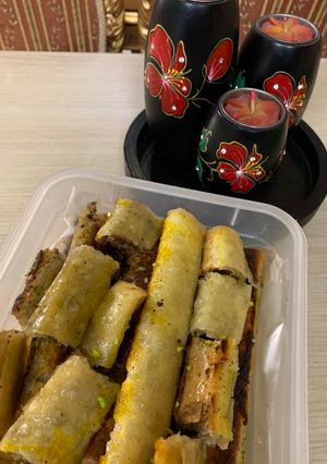 عکسی از دستور باقلوا با خمیر یوفکا