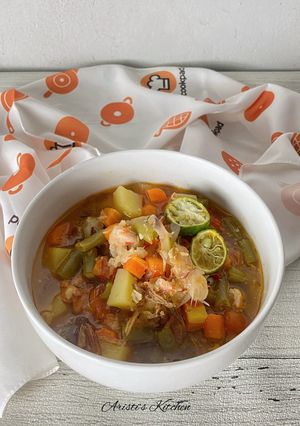 Foto resep Sup Tulang Ikan Salmon