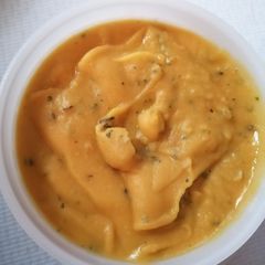 Pumpkin soup A picture of Pumpkin soup.