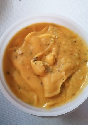 A picture of Pumpkin soup.