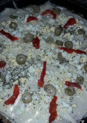 Una foto de Pizza de avena