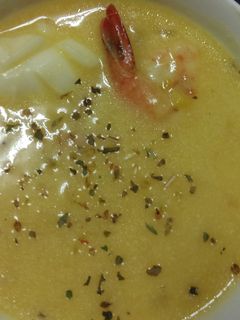 海鮮南瓜濃湯 的食譜成品照片