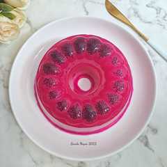 Puding Santan Buah Naga-レシピのメイン写真