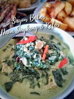 Foto resep Sayur Bobor Daun Singkong & Kelor