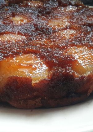 Una foto de Tarta invertida de manzana (by Cele)