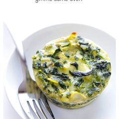 A picture of Easy spinach artichoke quiche cups.