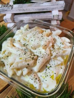 صورة لوصفة معكرونة بلبن على الطريقة اللبنانية