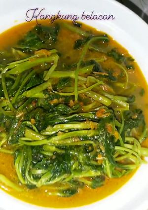 Foto resep Tumis Kangkung belacan (pedas)