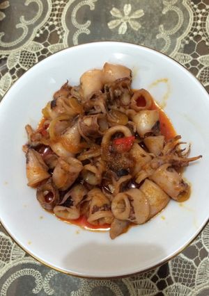 Foto resep Cumi saos bombai