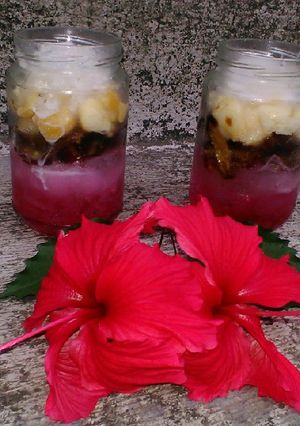 Foto resep Es tape kurma #BikinRamadanBerkesan