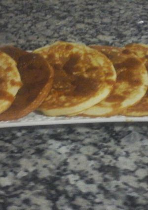 صورة لوصفة بان كيك بالكراميل