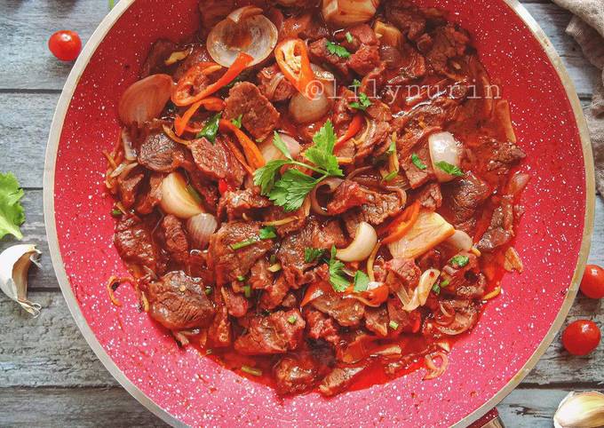 Daging merah ala Thai