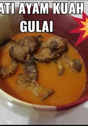 Foto resep Hati ayam kuah gulai