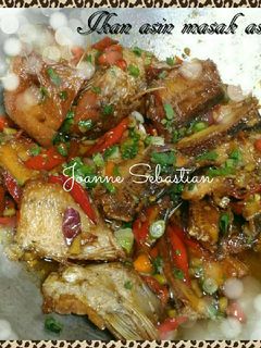 Foto resep Ikan Asin Masak Asam