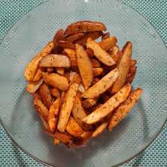 Una foto de Papas horneadas con especias 🥔🧂