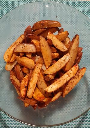 Una foto de Papas horneadas con especias 🥔🧂